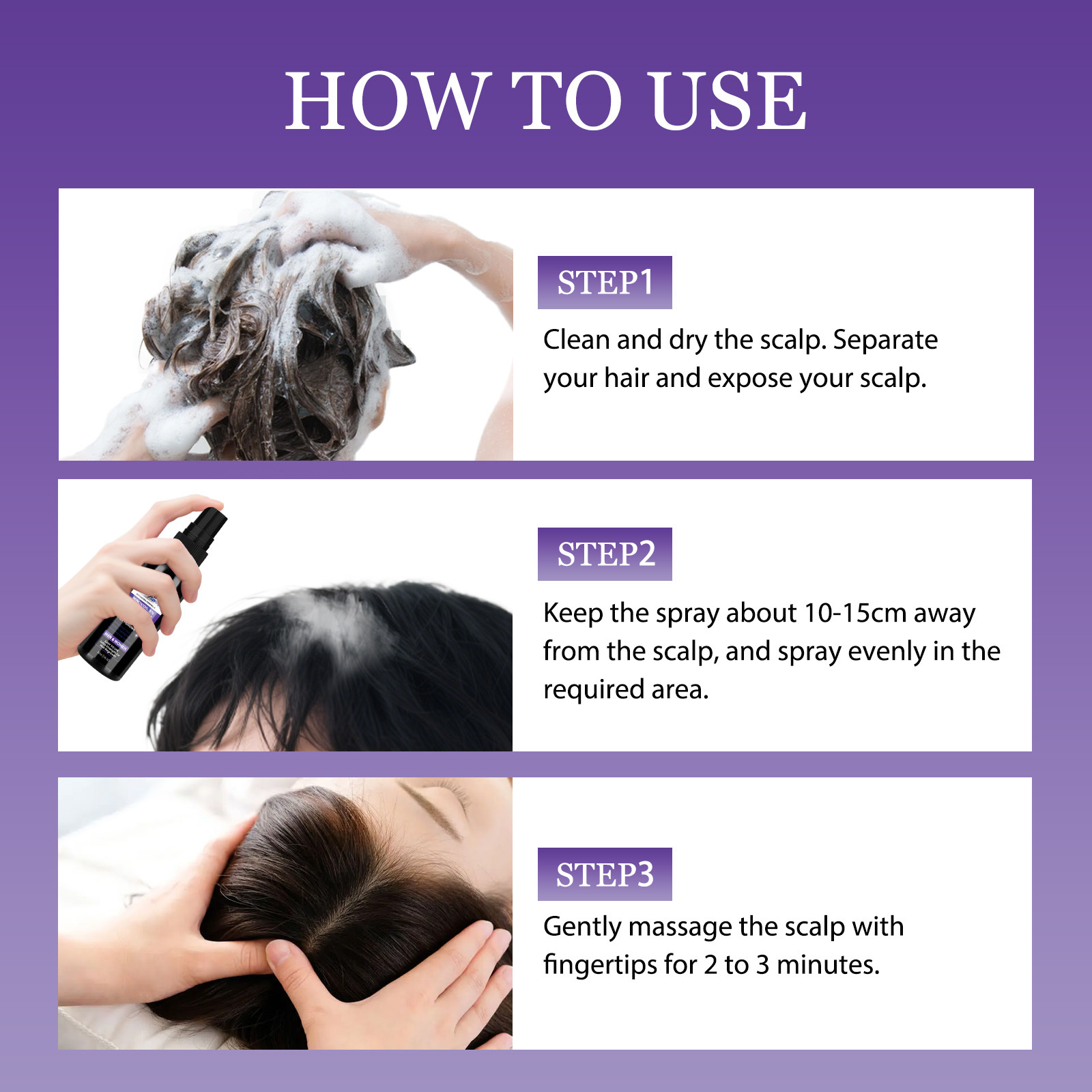 (Cross-border trading), medical nutritious spray for scalp 4