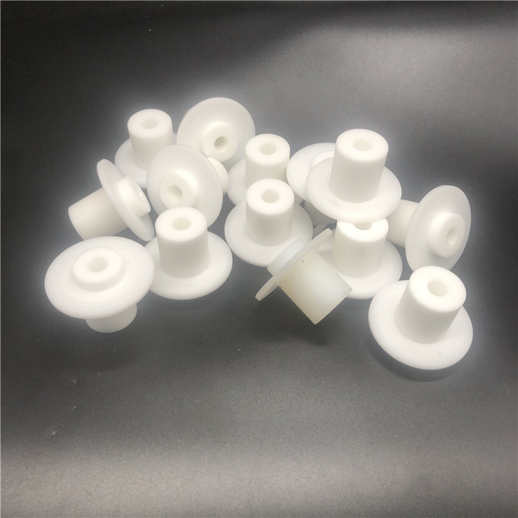 1只起做铁氟龙塑料王异型PTFE尼龙PA66堵头闷头轴套聚四氟乙烯F4