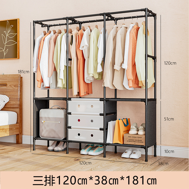 Percha de ropa multifuncional percha de ropa doble fila percha de ropa percha