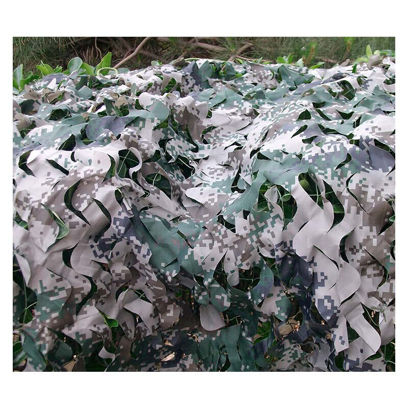 210D Oxford cloth digital jungle camouflage net 6.8m*6.8m training sunshade and sun protection camouflage net