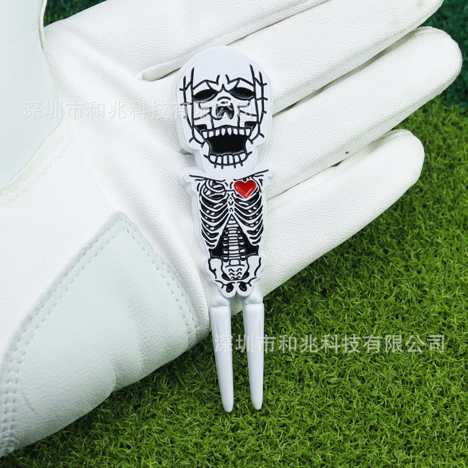 해골 남자-백인-마크 없음