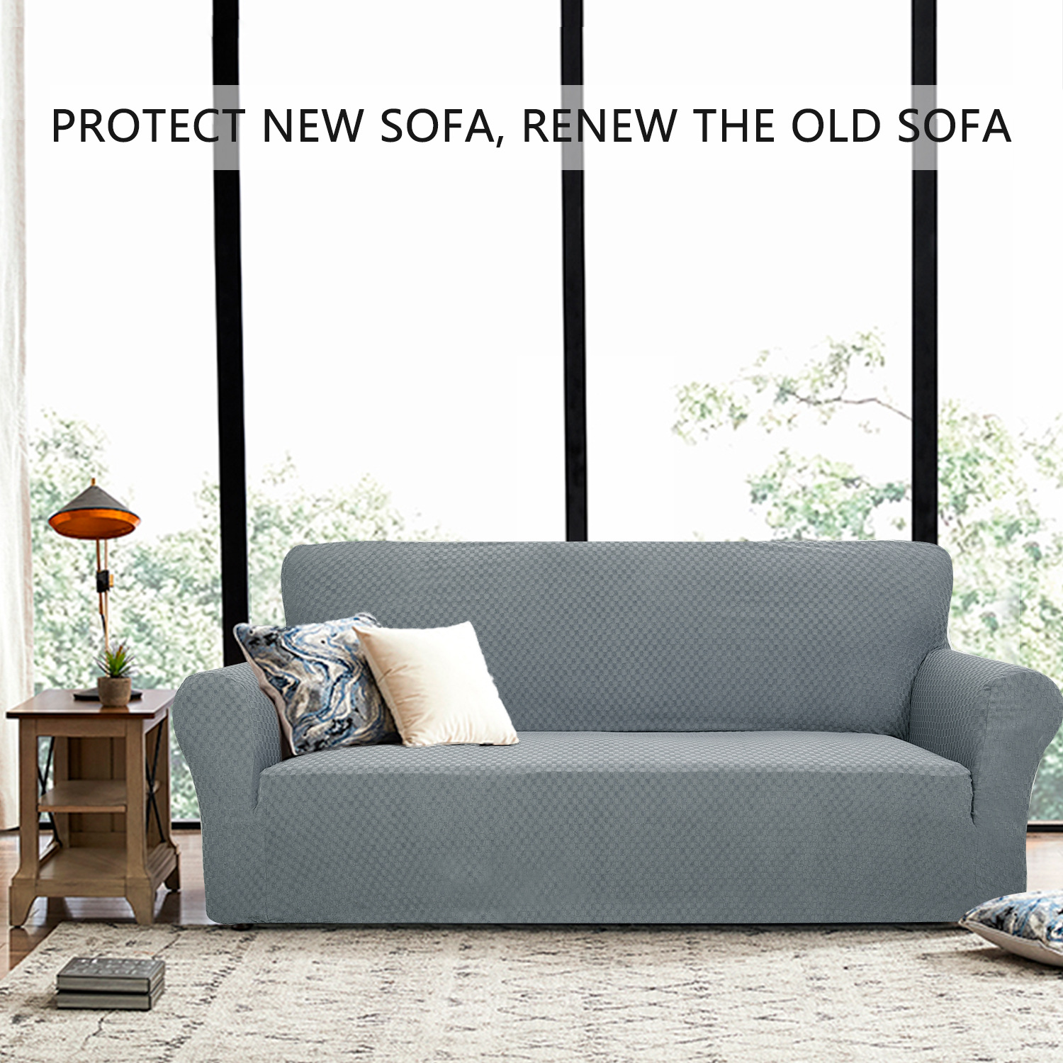 universal thickened jacquard sofa cover single double three-seat sofa cover all-inclusive full cover sofa cushion cover_voghion.com