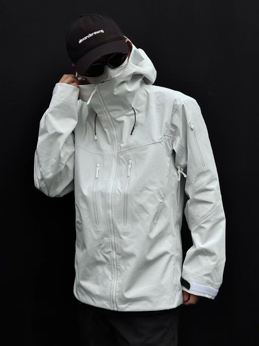 Toru Jia Ping reemplazo alfa sv7 vestir de asalto de tres capas de goma impermeable ventilación chaqueta al aire libre para hombres y mujeres