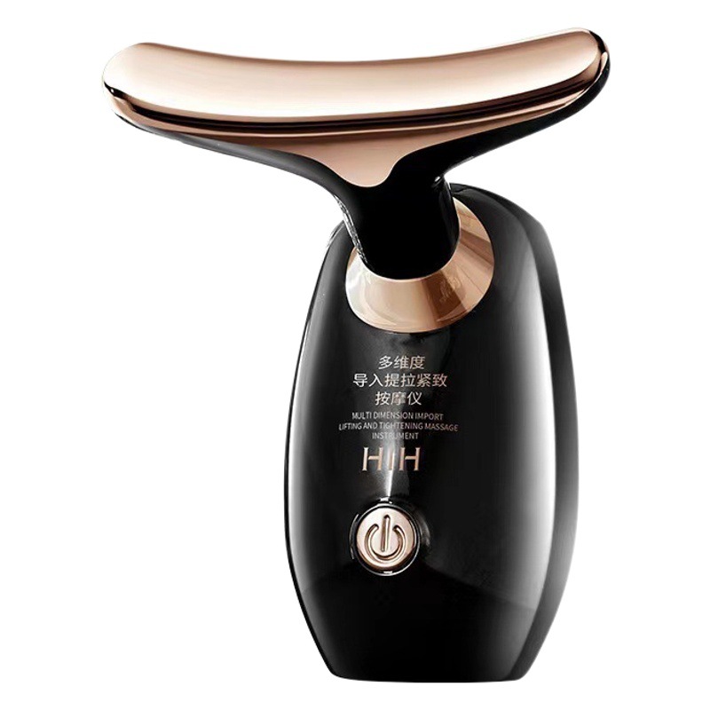 Instrumento de introducción del masajeador facial HIH, máquina de belleza de tres cuerpos, lifting eléctrico, instrumento de belleza de radiofrecuencia facial, rejuvenecimiento de la piel al por mayor