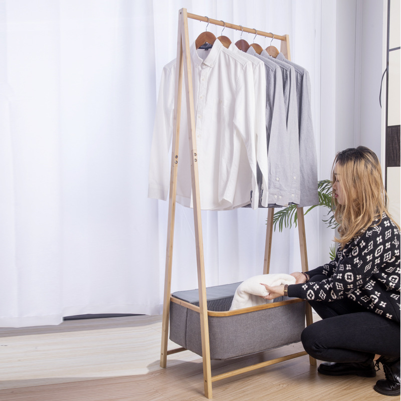 Ropa percha piso dormitorio percha portátil hogar sala de estar Internet celebridad luz percha de ropa de lujo simple perchero