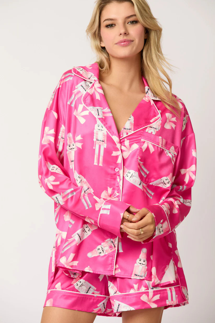 Casual Home Women's Casual Sweet Cartoon Color Block Polyester Printing Pocket Shorts Sets Pajama Sets display picture 8