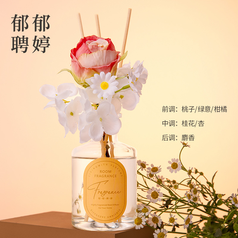 Aceite esencial de flor de gardenia aromático para el hogar de la habitación de regalo de mano perfumaria duradera sin fuego perfumaria dormitorio baño