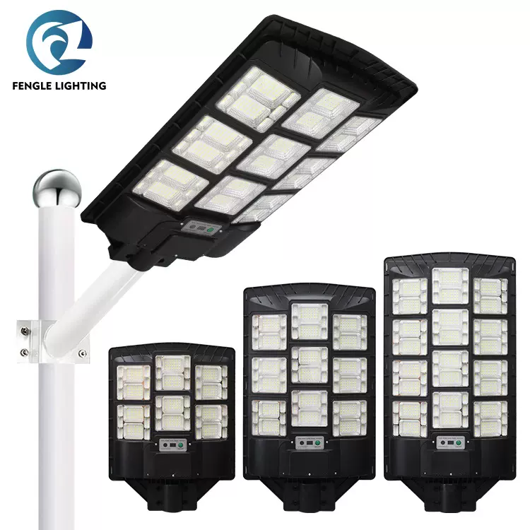 户外太阳能路灯跨境爆款一体化人体感应道路庭院照明路高效照明