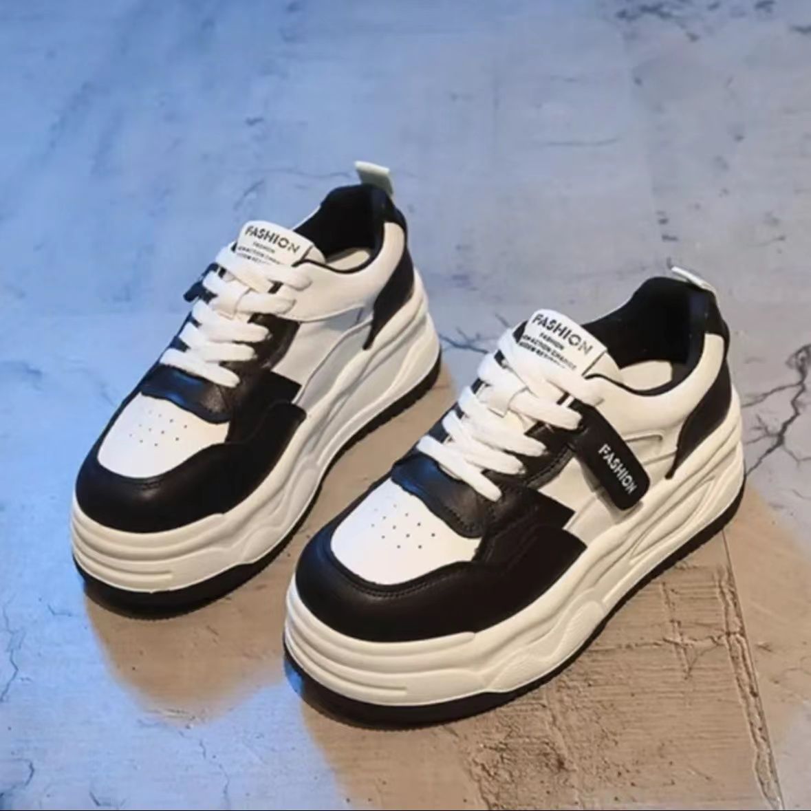 Zapatillas Deportivas para Mujer, Primavera 2025, Nuevo Estilo Versátil, Aumentan la Estatura, Casuales, Blancas, para Mujer, Transmisión en Vivo, Comercio Exterior, Dropshipping