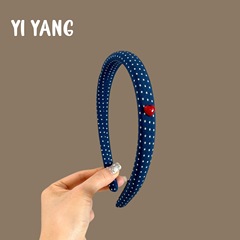 爱心波点韩系精致发箍时尚百搭甜美清新高级感宽边头箍发饰头饰女