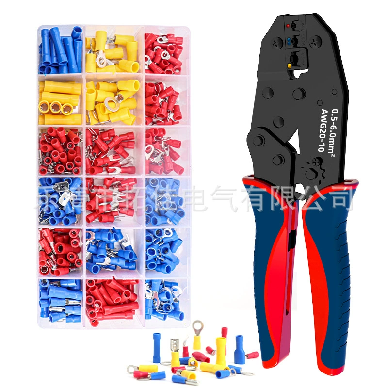 Клещи для обжима клемм с предварительно изолированной проводкой 9-дюймовые клеммные плоскогубцы ручные Клещи для обжима Клещи для электрика Клещи для проводки HS-30J