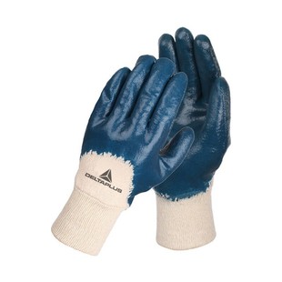 Delta 201150 heavy-duty vulcanized cotton nitrile coated oil-resistant non-slip wear-resistant comfortable breathable protective gloves