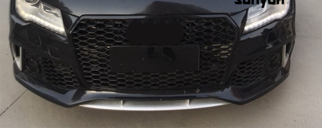 09-24 A7 modified RS7 large surround upgrade S7 front and rear bumper side skirt tail lip tremella for Audi A7 wholesale