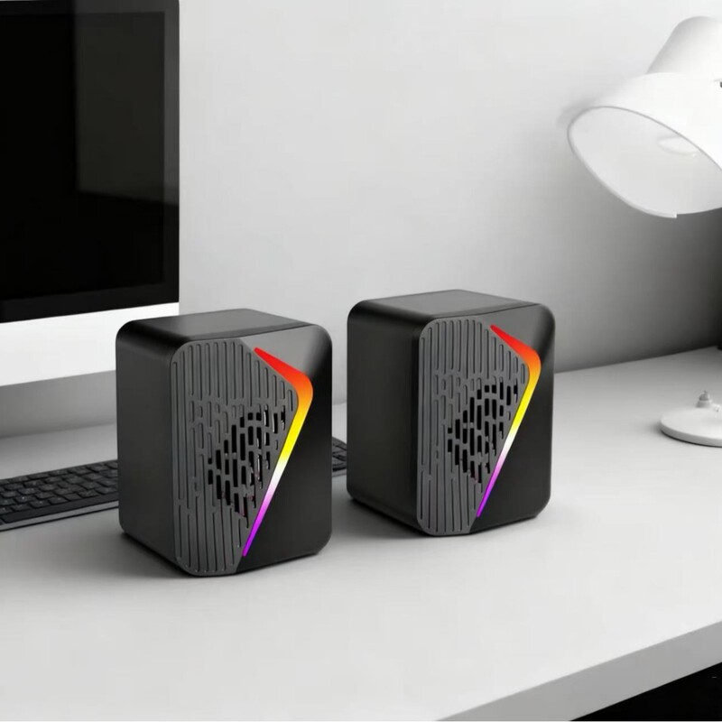 Cross-Border New Model K2077 Home Wired USB Speaker Desktop Laptop Computer Desktop Light-Emitting Small Speaker Wholesale Cross-Border New Model K2077 Home Wired USB Speaker Desktop Laptop Computer Desktop Light-Emitting Small Speaker Wholesale