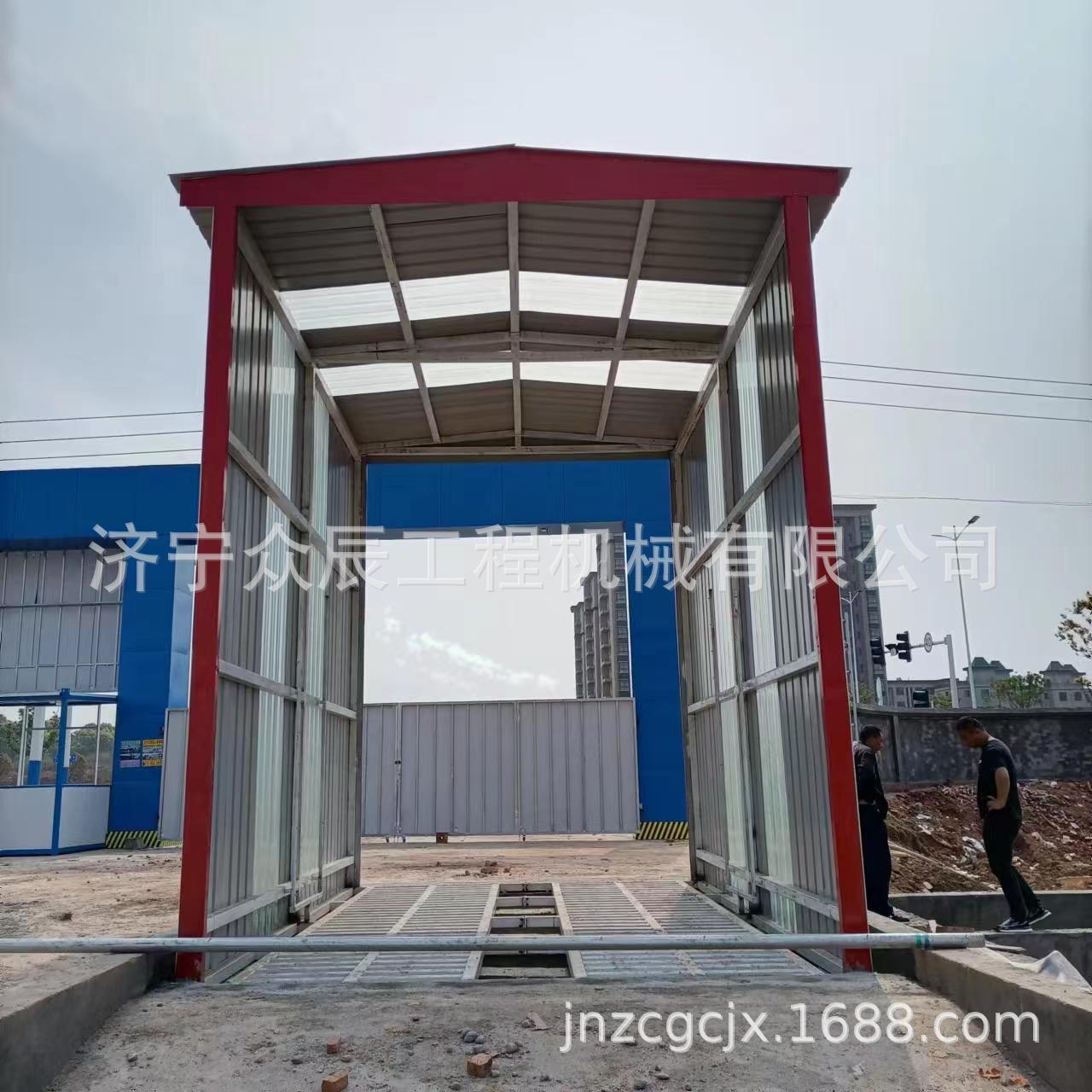 厂家智能洗轮机建筑工地都在使用的大型自动高压龙门封闭式洗车机