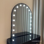 化妆台化妆师专用网红影楼化妆镜带灯婚纱店梳妆台美容院化妆桌