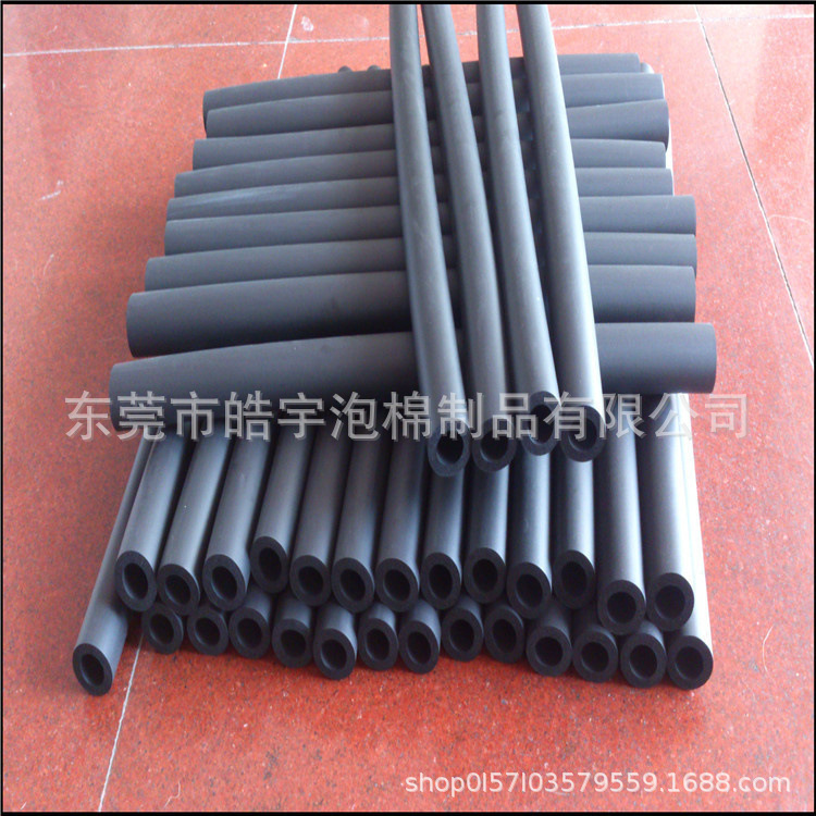 供应抗压防撞实心泡绵柱加压防抗高密度海绵管 安全防护磨砂管子