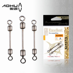 Sturgeon Giant Lead Clip Swivel with Thickened Metal Design, Extra-Large Version—Ideal for Lake Fishing, Features Dual-Headed Swivel Connector