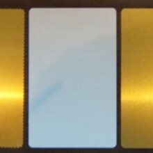 热转印金属名片空白材料86*54金属卡片100张