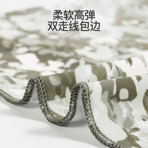 Summer Ice Silk Sunscreen Mask Outdoor Cycling Anti-UV Cooling Magic Headband Lightweight Breathable Ear-hanging Neck Cover