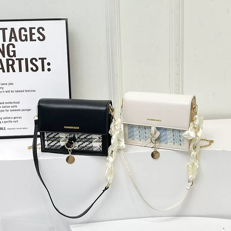 韩版时尚单肩包包女2024夏季新款洋气百搭小方包链条包斜挎小包包