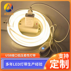 USBインターフェース低電圧フレキシブルライトストリップ防水超高輝度LEDライトストリップライブブロードキャストフィルライトアンビエントミラーヘッドライト電気ルーム