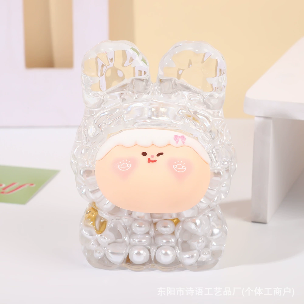 Big Mac cute Lilith doll bursting colorful beans into oil quicksand creative ornaments live broadcast pairs blind box