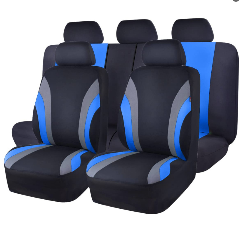 Fabricante general de doble cintura cojín de asiento de color conjunto completo agregado cubierta de asiento de automóvil todo incluido cojín de tela de asiento image 15