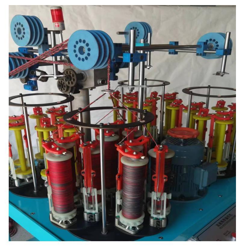 厂家直供三股扭机 软管编织机 鞋带编织机 服装辅料绳机