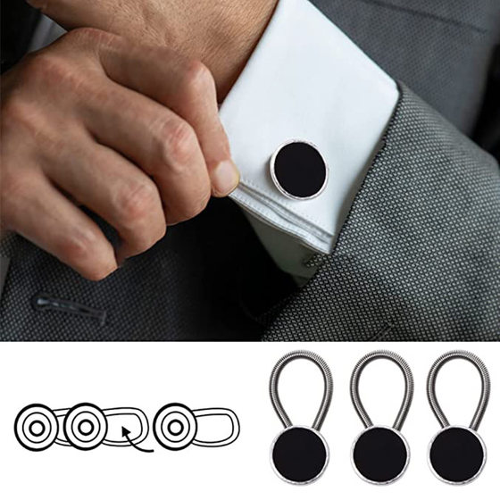 Metal Extension Extension Button Jeans Collar Telescopic Stitch-Free Detachable Shirt Button Extender