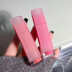 HERORANGE~Air Soft Matty Lip Lacquer, Matte Whitening Lasting Color Transfer-Resistant Affordable Women's Lip Color