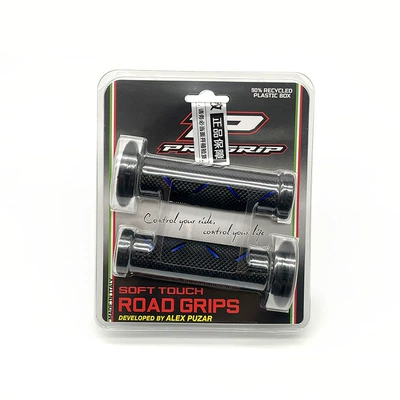 Genuine Italian PROGRIP handlebar grips Motorcycle Handle Cover - 717-oe-150-blueblack
