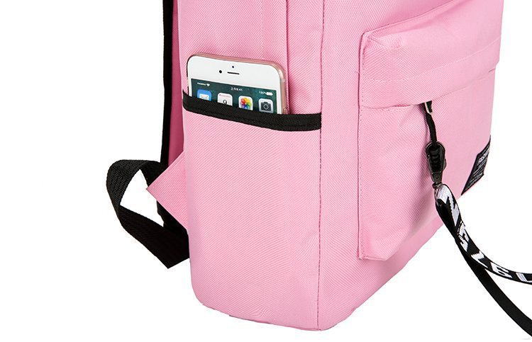 2026er koreanische Schultertasche mit Buchstabenmotiv für Jungen und Mädchen, Mittel- und Oberschüler, Schultasche für Damen mit großem Fassungsvermögen, Campus-Segeltuch-Rucksack