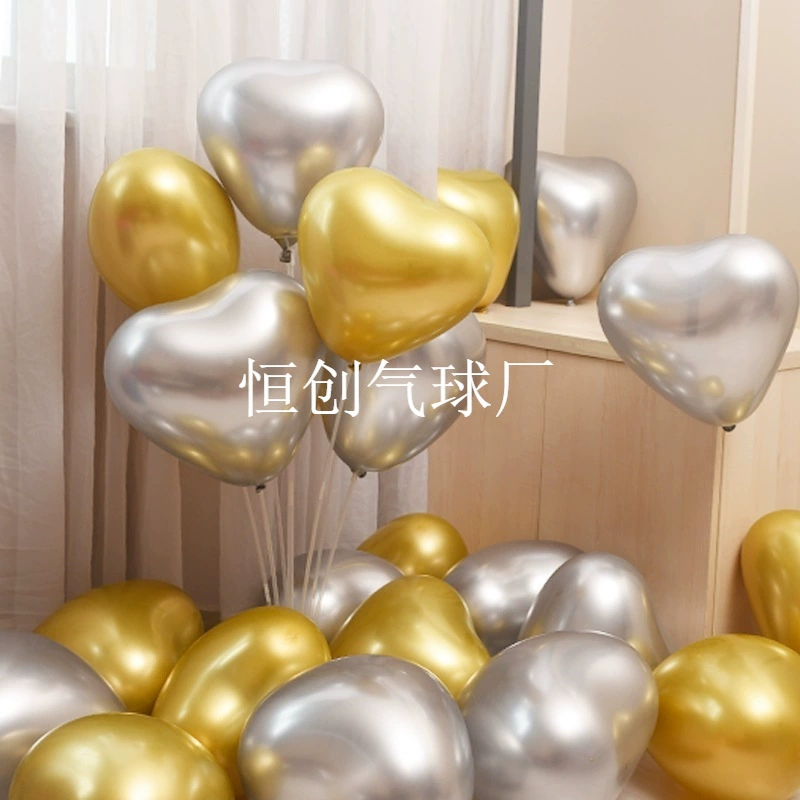 Balloon heart shaped, increased thickness, 12 inch