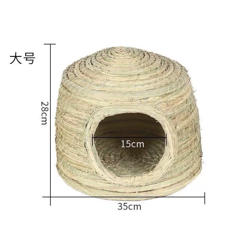 Pigeon special yurt castle nest pet grass nest hand-woven pigeon nest castle nest hatch eggs Dutch pig