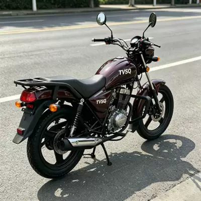 Two-Wheeled Fuel-Powered Motorcycle with Comfortable Motosikletlər