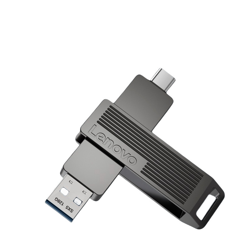 Lenovo Genuine Solid-State USB Flash Drive Manufacturer 256g Mobile Phone and Computer Dual-Use Typec Dual Interface 1t High-Speed USB Flash Drive USB