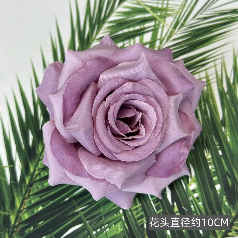 Franela artificial flor Rosa cabeza ramillete rojo boda flor pared tiro apoyos flor artificial arco flor artificial al por mayor