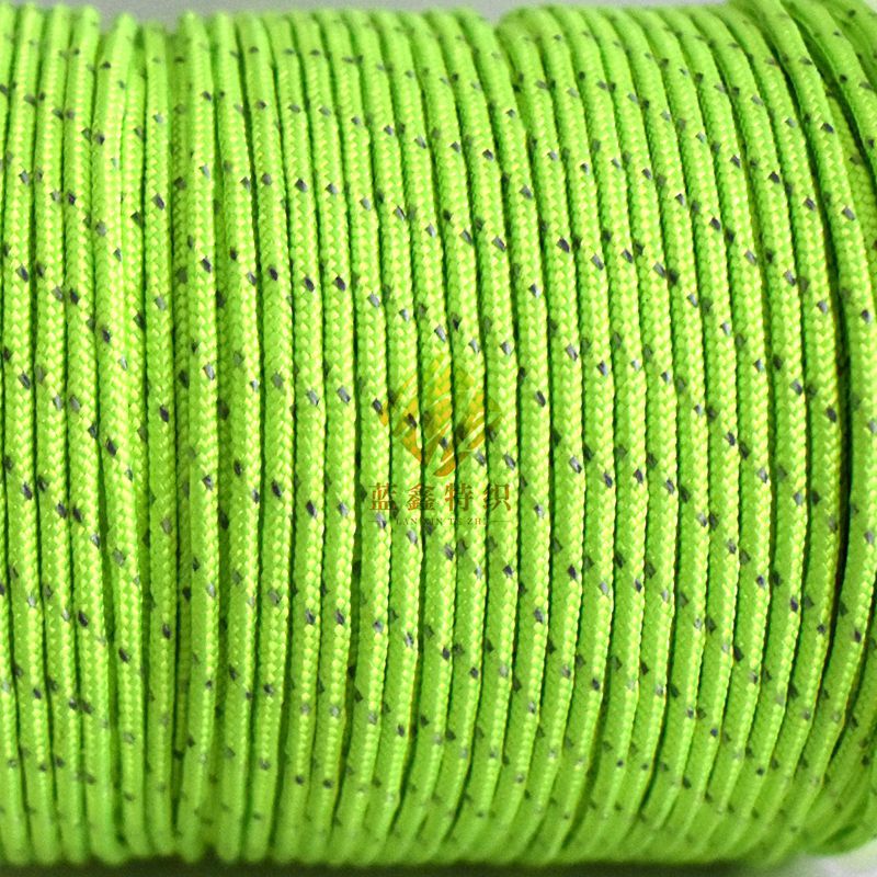 批发夜晚高识别度反光绳户外用 4mm帐篷固定绳耐用大力马天幕风绳