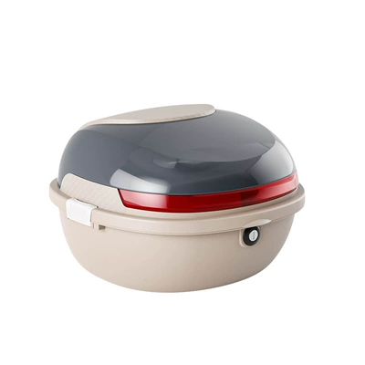 Vehicle Trunk Rack, National Standard: Electric car tail box - dark-gray-factory-direct-sales-medium-size-30-liters-can-hold-summer-helmet