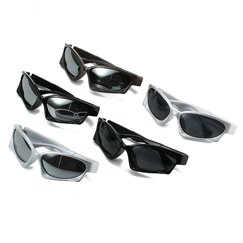 Y2k Tech-style Sonnenbrille Für Damen Einzigartige Outdoor Brille_voghion.com