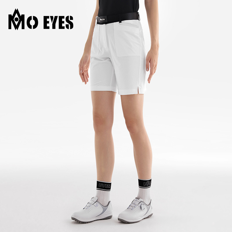 Quần short golf nữ Moeyes Magic Eye thoáng khí, có lót, dễ phối đồ — M23KUZ006-Quần short đen, M23KUZ006-Quần short trắng