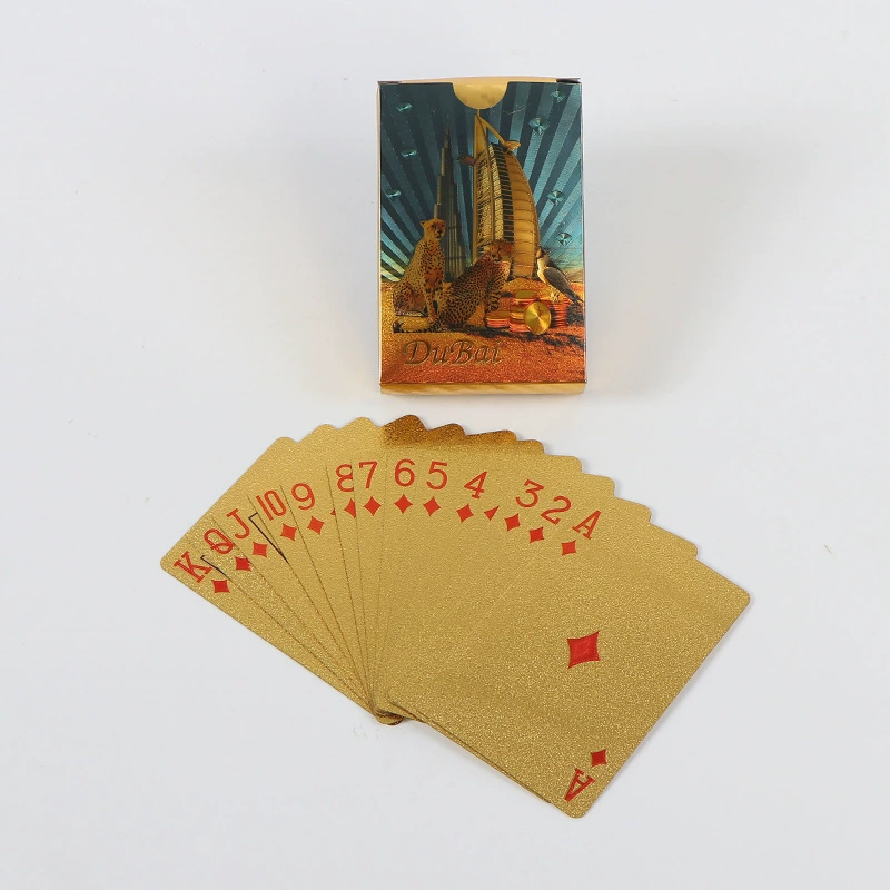 Plastic waterproof playing cards PVC, board game, leopard, washable, wholesale