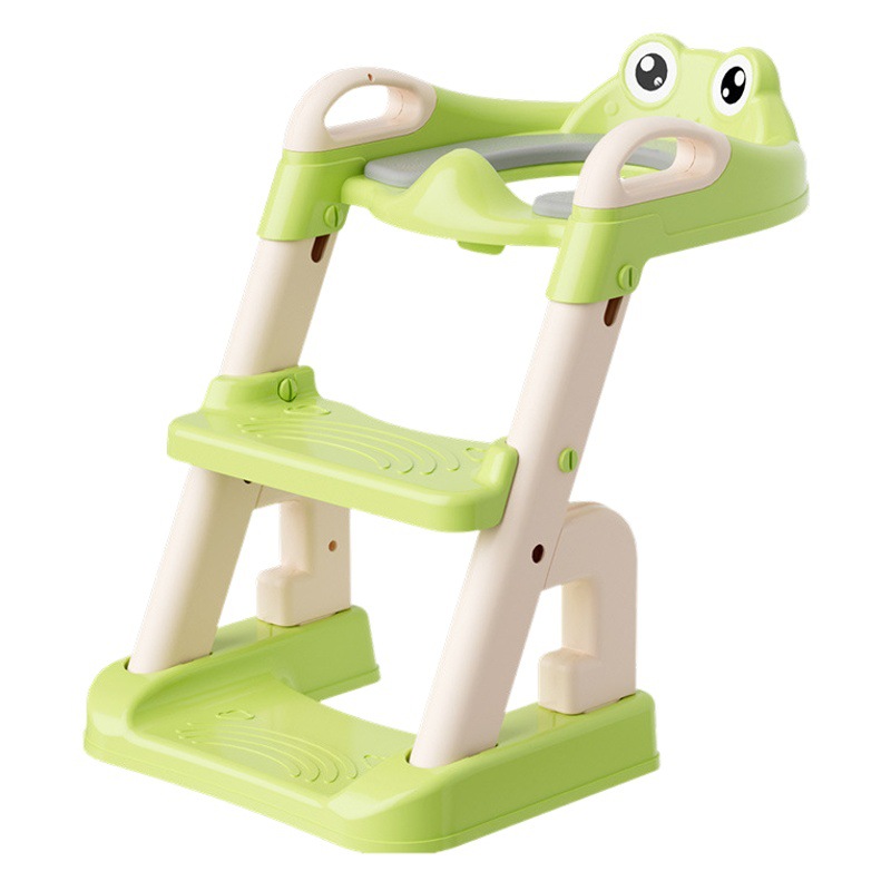 Inodoro tipo escalera para niños plegable con cojín asiento anillo bebé niñas y niños hogar