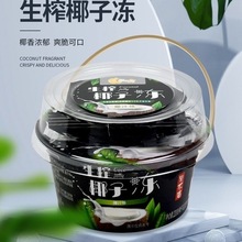 果不离椰子冻220g*24杯生榨椰子果冻红豆椰粒味果冻夏天零食批发