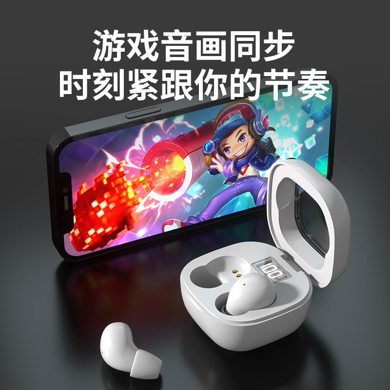 SK19 インイヤー型越境新製品高音質超長バッテリー寿命ワイヤレスBluetoothヘッドセット5.3デジタルディスプレイプライベートモデル汎用|undefined