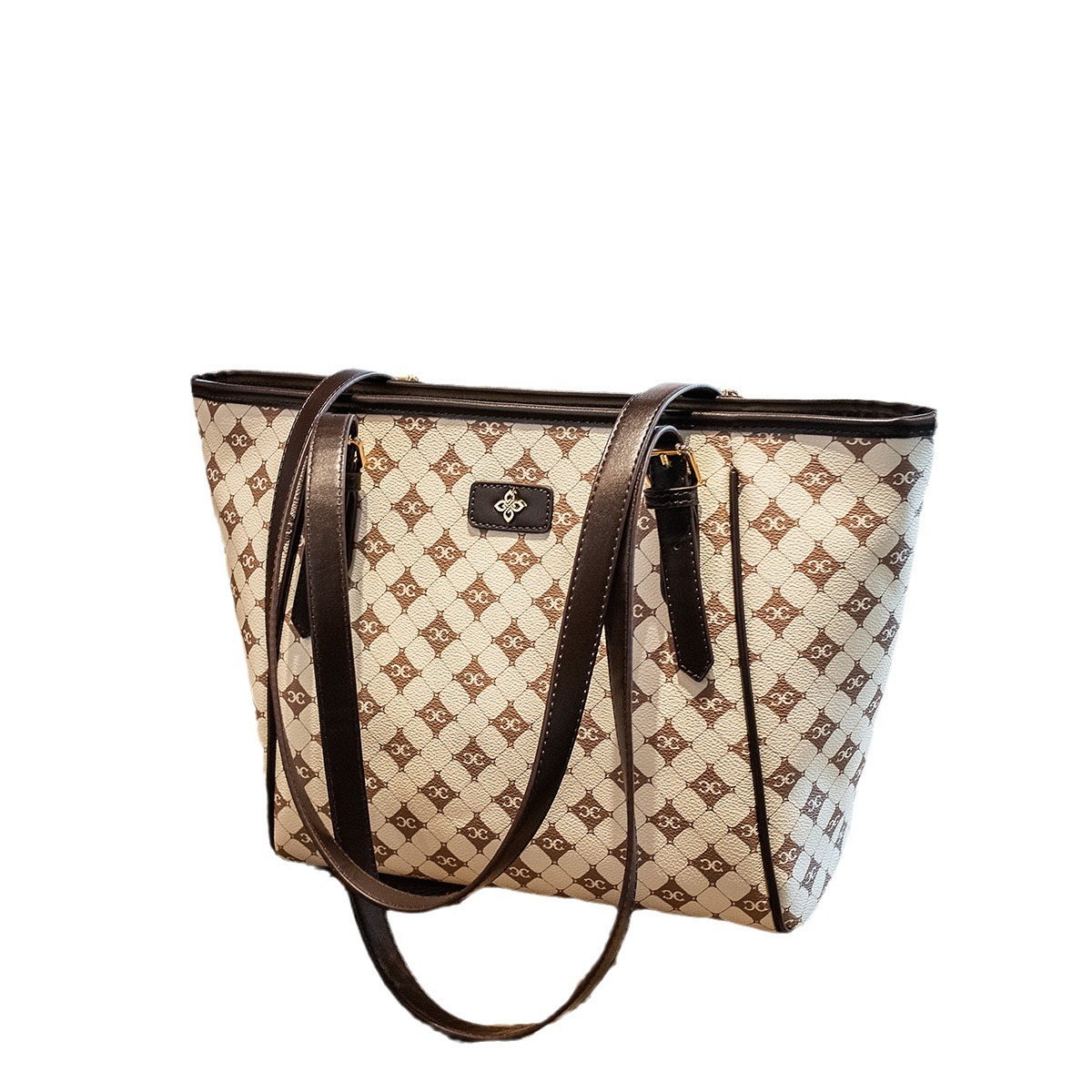 Capacious elegant one-shoulder bag