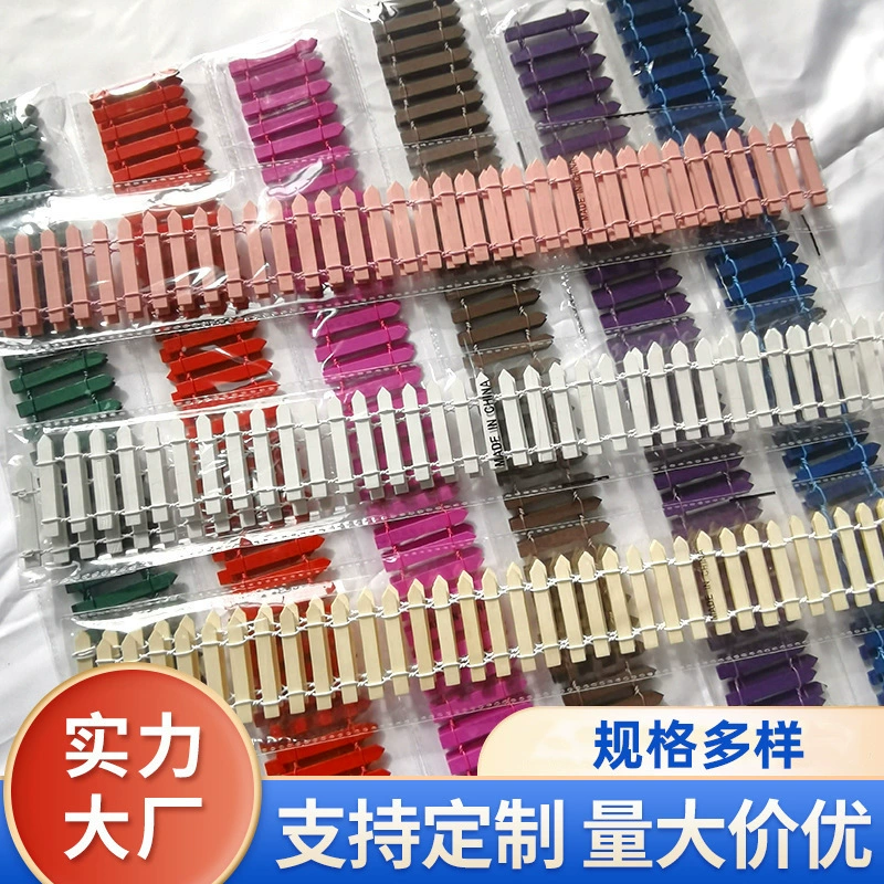 90x5 см мини деревянный забор, забор завод Бонсай Рождество домашний Садоводство Свадебные товары для рукоделия оптом