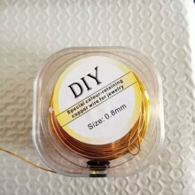 氧化铝扁丝圆丝金丝花丝彩丝抽丝盒diy手工材料天然珍珠散珠