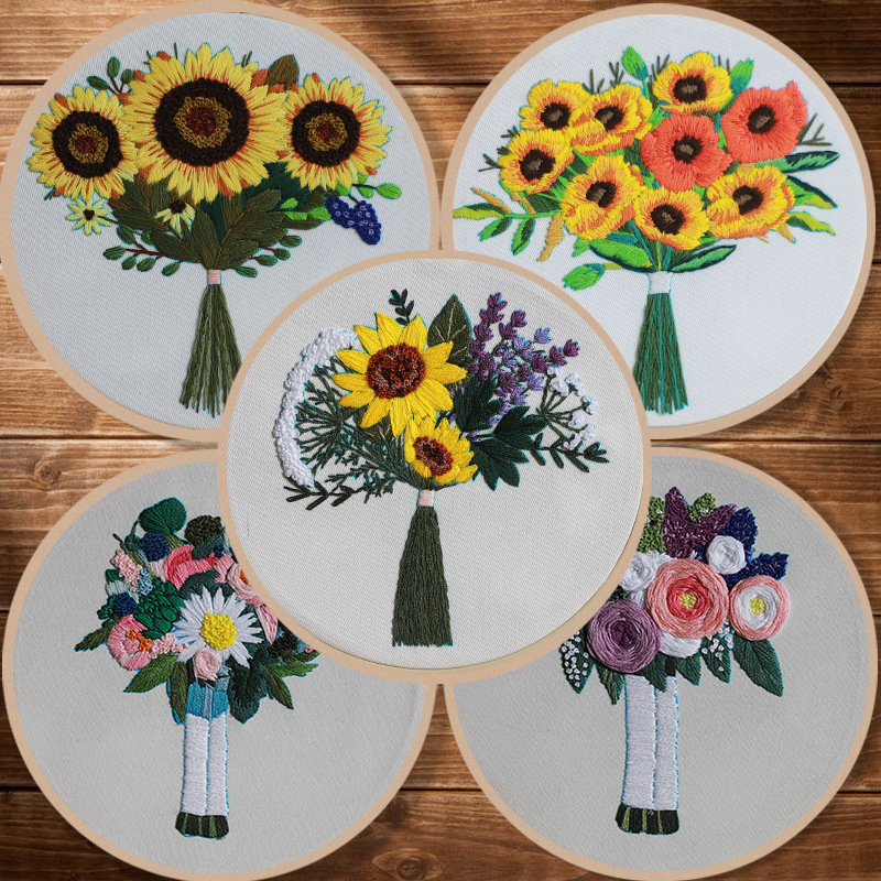 Suzi bordado original-Nuevo bordado DIY punto de cruz hecha a mano paquete de material de tela conjunto fabricante creativo en Stock Nuevo